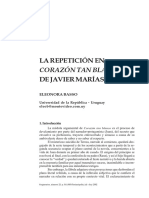 La Repetición en 'Corazón Tan Blanco', de Javier Marías