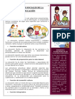 Funciones Sociales de La Educación