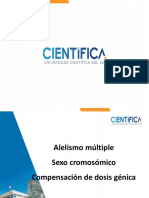 Clase 5. Alelismo Multiple y Compensación de Dosis 2019-II PDF