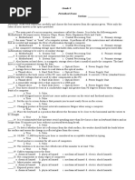 Name - Section: - : Grade 8 Periodical Exam