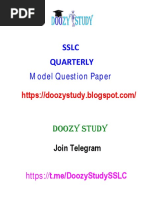 3004 MKJ 10th STD MATHS Quarterly Model Question Paper-01 DOOZY STUDY