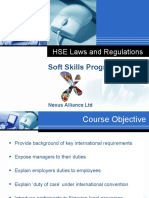 HSE Laws and Regulations