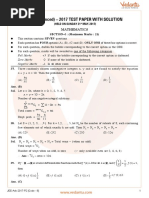 JEE Advanced 2017 P-2