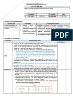 SESION DE APRENDIZAJE N 1 2° 26 Mayo