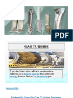 Lec. On Materials of Gas Turbine Components