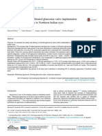 Safety and Efficacy of Ahmed Glaucoma Valve Implantation in Refractory Glaucomas in Northern Indian Eyes