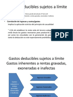 Gastos Deducibles Sujetos A Límite