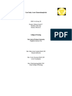 Case Study: Acute Glomerulonephritis