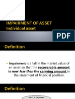 IMPAIRMENT OF ASSET Acctg 211