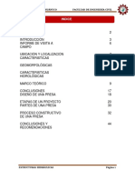 Informe Bocatoma El Cozo