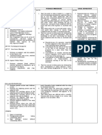 Civil Law, Table Comparison