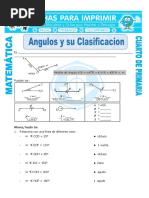 Angulos y Su Clasificacion para Cuarto de Primaria