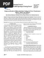 Design and Results of Differential Relay Settings For Power Transformers 80MVA, 40MVA and 100MVA