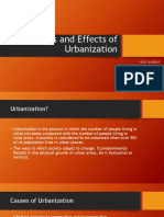 Causes and Effects of Urbanization