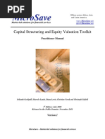 Capital Structure Toolkit