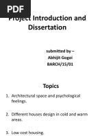 Project Introduction and Dissertation 2