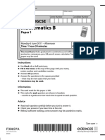 Mathematics B: Edexcel IGCSE