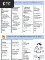 Ejemplo de Menu Lactancia Materna