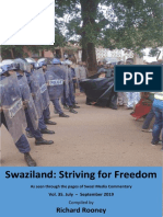 Swaziland Striving For Freedom Vol 35 July To Sept 2019