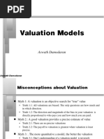 Valuation Models: Aswath Damodaran