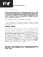 Suggested Answers: Moreover, The Supreme Court in Cojuangco, Jr. v. Republic (G.R. No. 180705