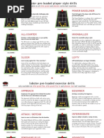 LOBSTER Tennis Drill Descriptions