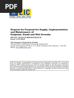 RFP For Endpoint Email and Web Security