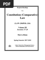 LAW 230 - Vol 3 Constitution (Comparative) Law-Marva Khan PDF