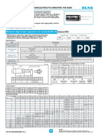 Elna Silmic II RFS Capacitor Datasheet