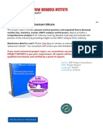 Project Report On Potassium Silicate