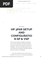 HP 3par Setup and Configuration SP & VSP