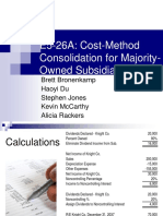 E5-26A: Cost-Method Consolidation For Majority-Owned Subsidiary