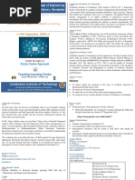 Vidhyavardhaka College of Engineering Mysuru, Karnataka: 1 - Day FDP On Basics of Linear Algebra For Machine Learning