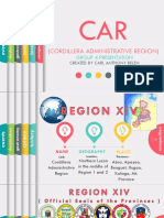 (Cordillera Administrative Region) : Group 4 Presentation