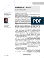 Repair of Iris Defect