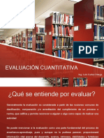 Evaluación Cuantitativa