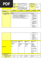 Mapeh: Daily Lesson Log in School Grade Level Teacher Learning Area Teaching Date and Time Quarter