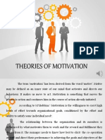 Theories of Motivation