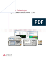 Keysight Technologies: Signal Generator Selection Guide