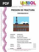 Presion de Fractura Perfo Iii