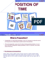 Preposition of Time