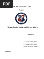 Criminal Procedure Code Project: Rajesh Ranjan Yadav Vs - CBI and Others