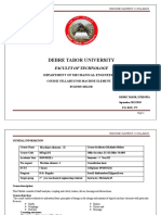 Syllabus For Machine Element II