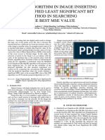 Genetic Algorithm in Image Inserting With Modified Least Significant Bit Method in Searching The Best Mse Value