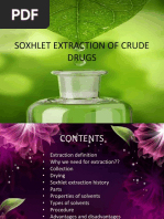 Soxhelet Extraction of Crude Drugs