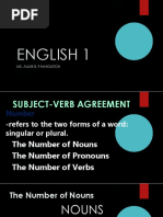 English 1: Ms. Almie B. Panaguiton