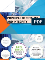 Principle of Totality and Integrity