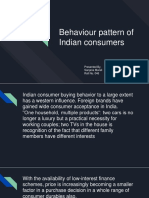 Behaviour Pattern of Indian Consumers