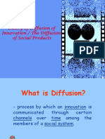 Theory of Diffusion of Innovation1