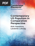 Contemporary US Populism in Comparative Perspective